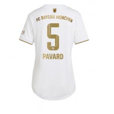 Bayern Munich Benjamin Pavard #5 Bortedrakt Kvinner 2022-23 Kortermet